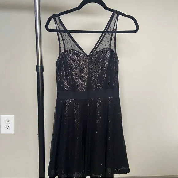 Express | Dresses | Express Sequin Fit And Flare Dress | Poshmark Express | Dresses | Express Sequin Fit And Flare Dress | Poshmark